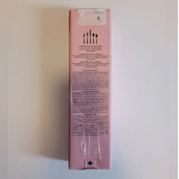 Kate Spade Abington Square Stainless Steel Flatware Cutlery set nwt - Picture 3 of 3